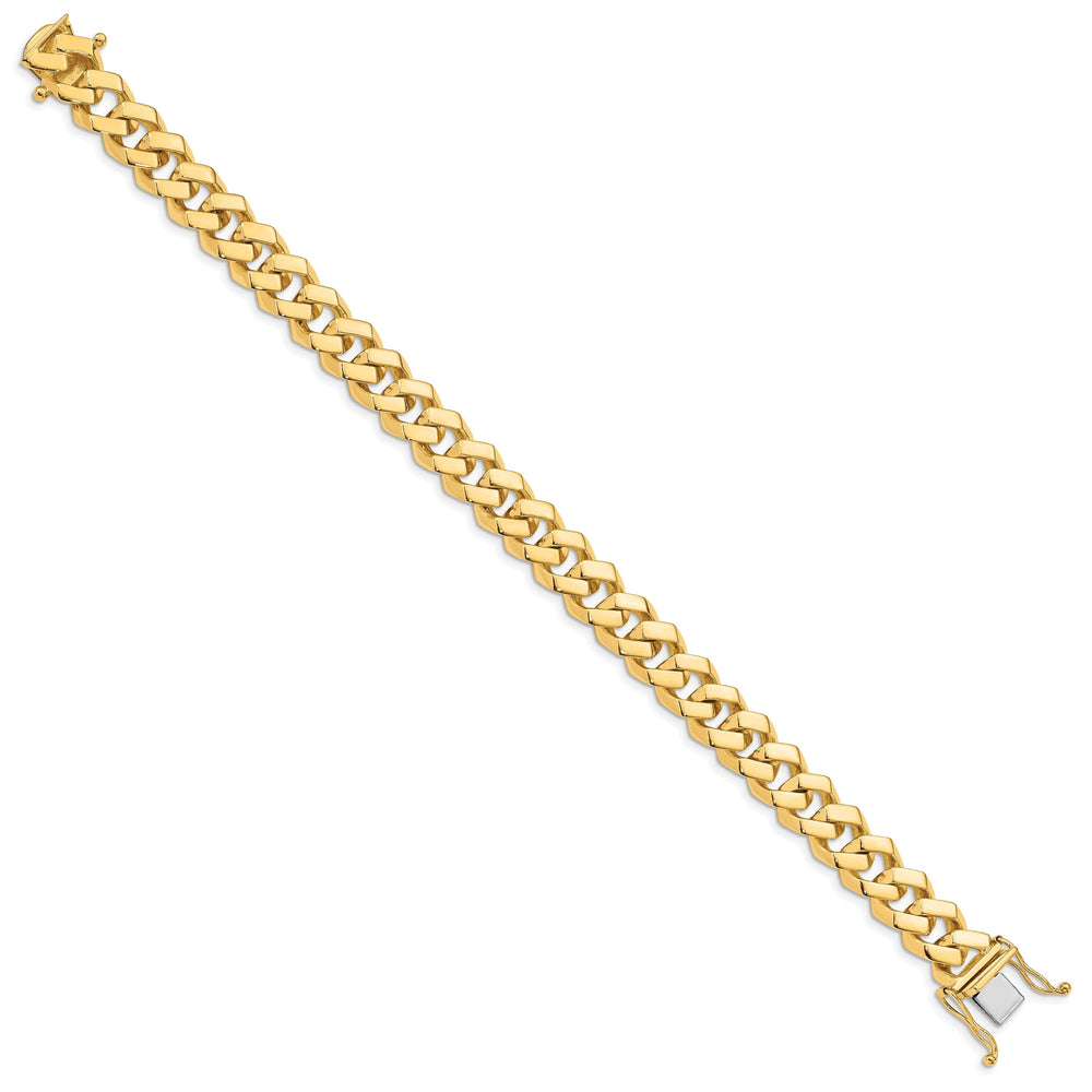 14k Yellow Gold 10.00-mm Fancy Curb Link Chain