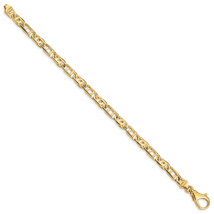 14k Yellow Gold Solid 5.80mm Fancy Link Chain