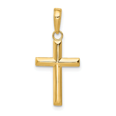 14k Yellow Gold Small Cross Pendant at $ 54.04 only from Jewelryshopping.com