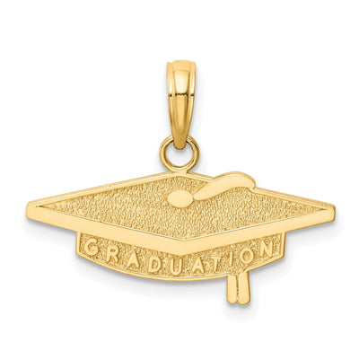 14k Yellow Gold Graduation Charm at $ 132.58 only from Jewelryshopping.com