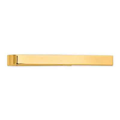 14k Yellow Gold Solid Engravable Tie Bar at $ 399.42 only from Jewelryshopping.com