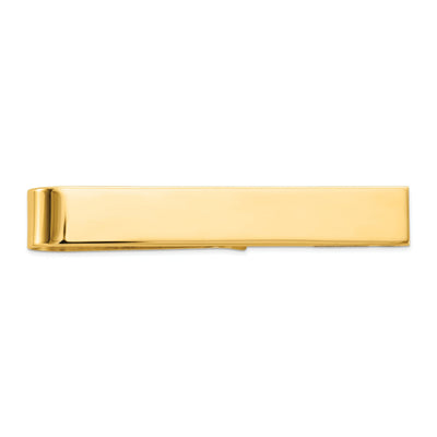 14k Yellow Gold Solid Flat Design Tie Bar at $ 747.59 only from Jewelryshopping.com