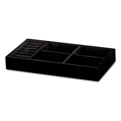 Multipurpose 4 slot Tray with Ring Roll at $ 39.6 only from Jewelryshopping.com