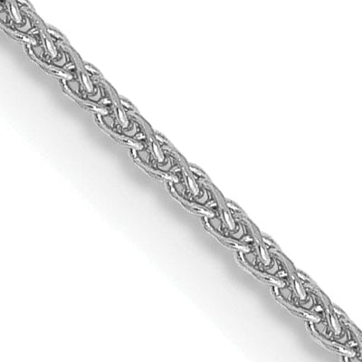14k White Gold 0.80mm Diamond Cut Spiga Chain at $ 160.29 only from Jewelryshopping.com