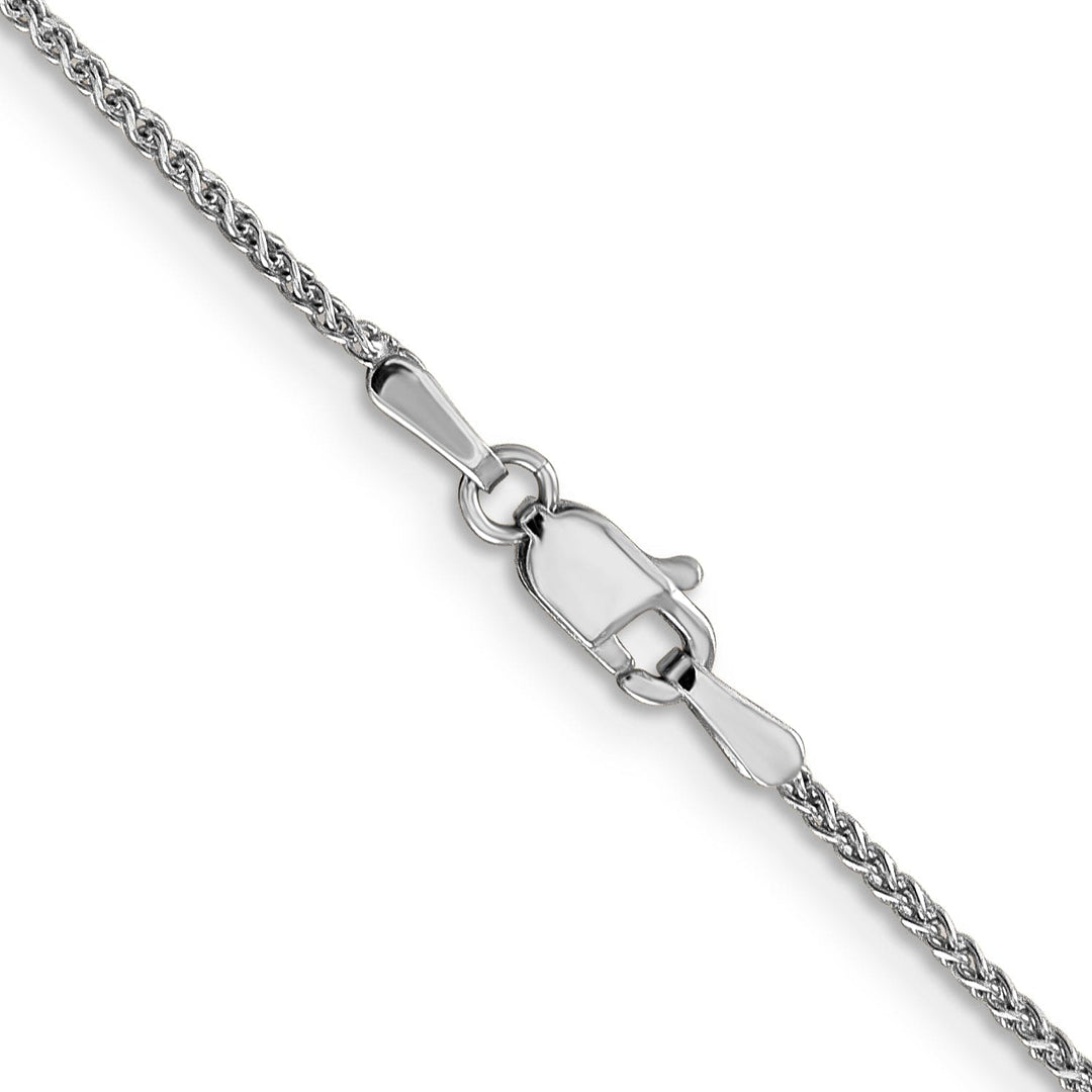 14k White Gold 1.20mm Diamond Cut Spiga Chain