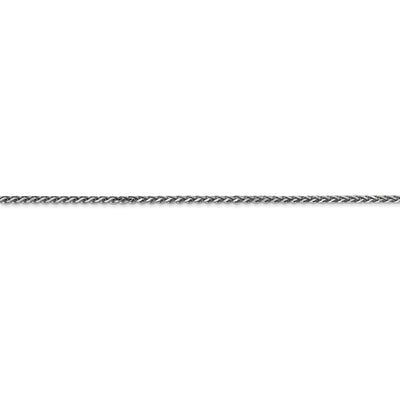 14k White Gold 1.40mm Diamond Cut Spiga Chain at $ 186.98 only from Jewelryshopping.com