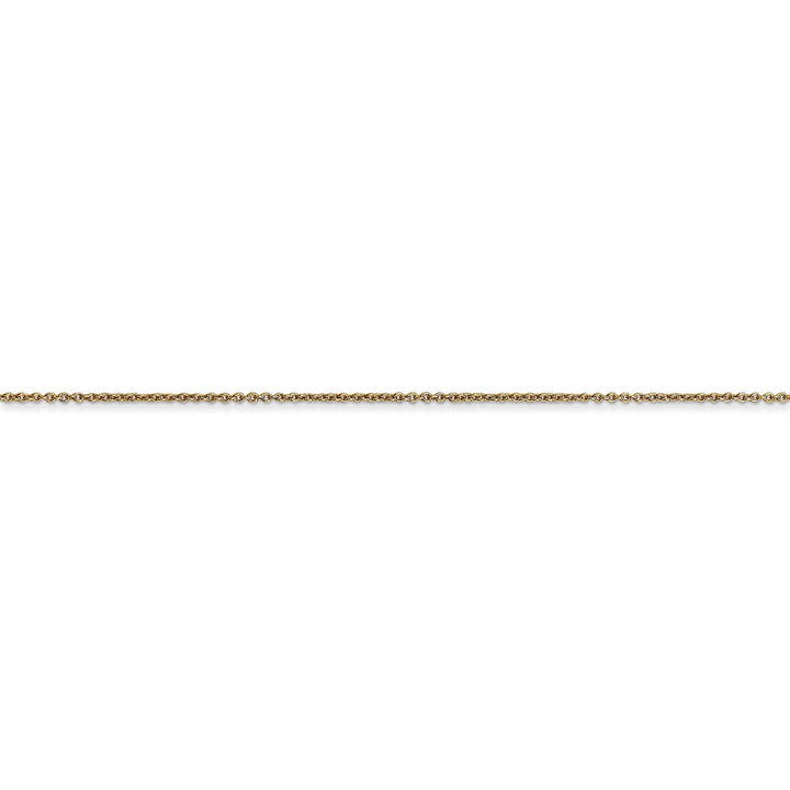 14k Yellow Gold .60mm Solid Polish Cable Chain