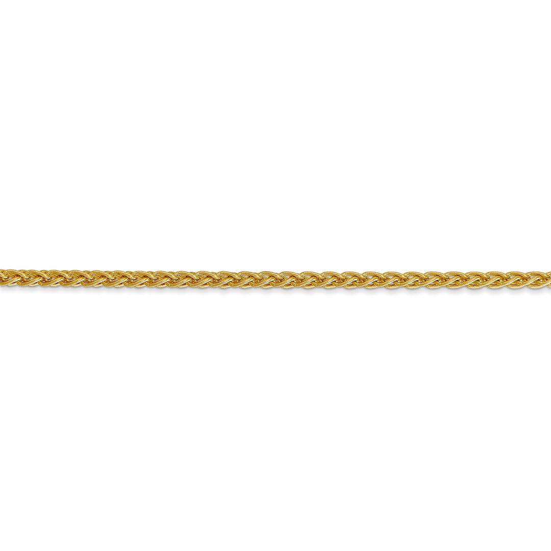 14k Yellow Gold 2.80mm Solid Polish Spiga Chain