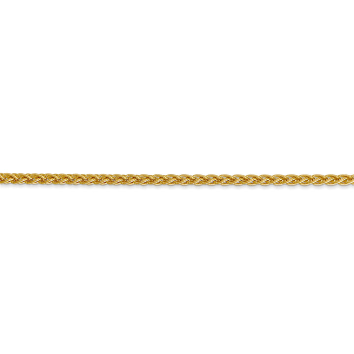 14k Yellow Gold 2.80mm Solid Polish Spiga Chain