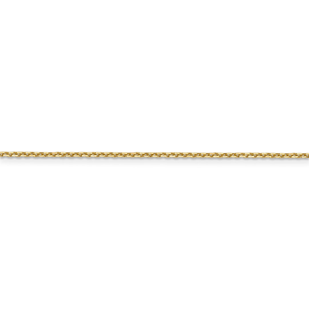 14k Yellow Gold 1.45mm Round Link Cable Chain