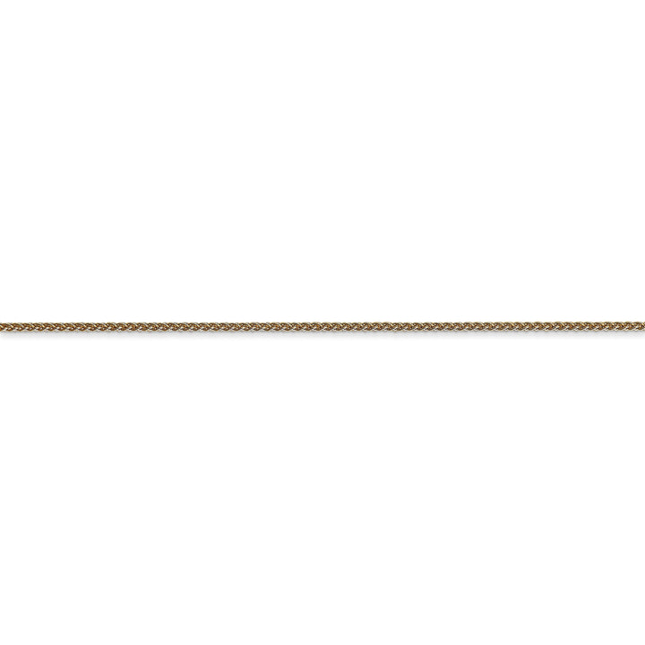 14k Yellow Gold 1.10mm Solid Polish Spiga Chain