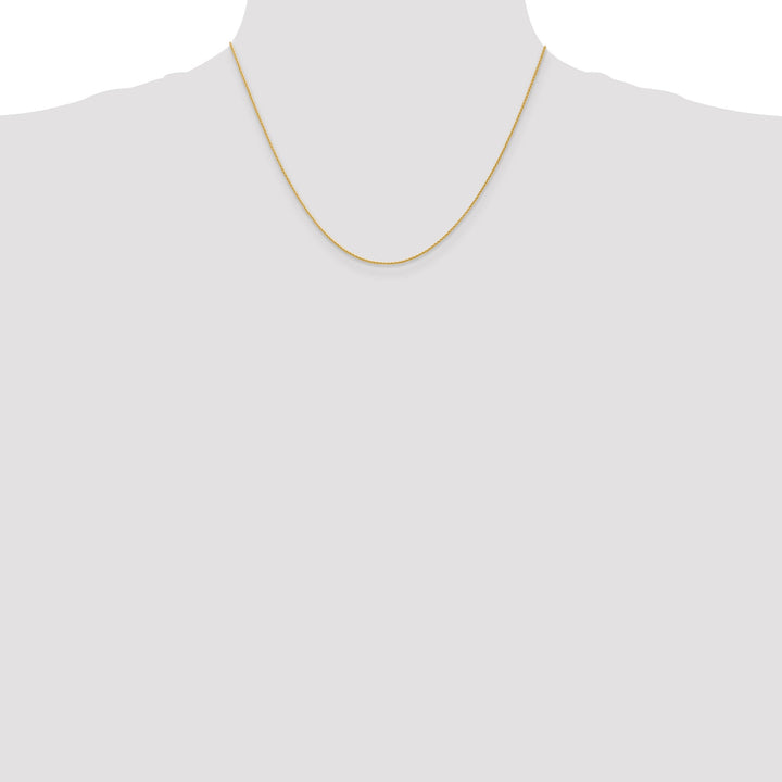 14k Yellow Gold 0.95mm Parisian Wheat Chain