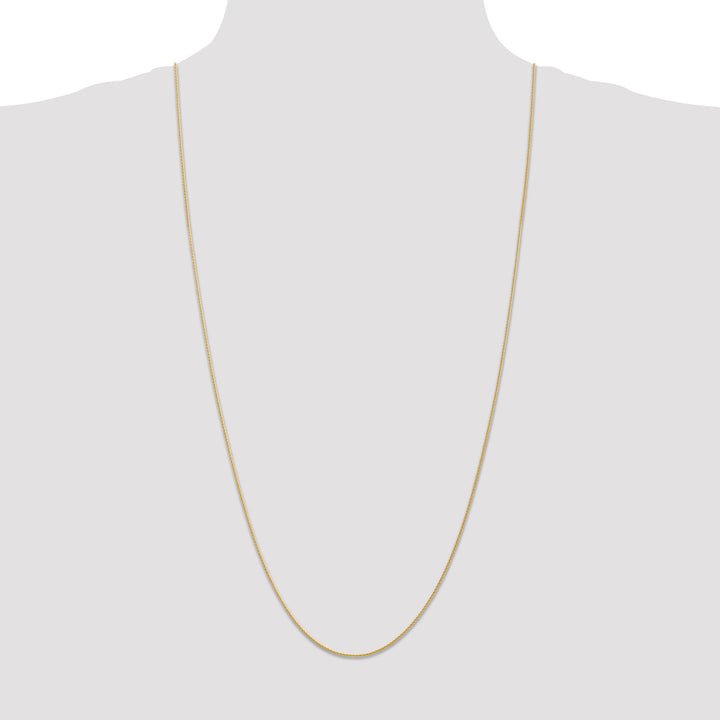 14k Yellow Gold 0.95mm Parisian Wheat Chain