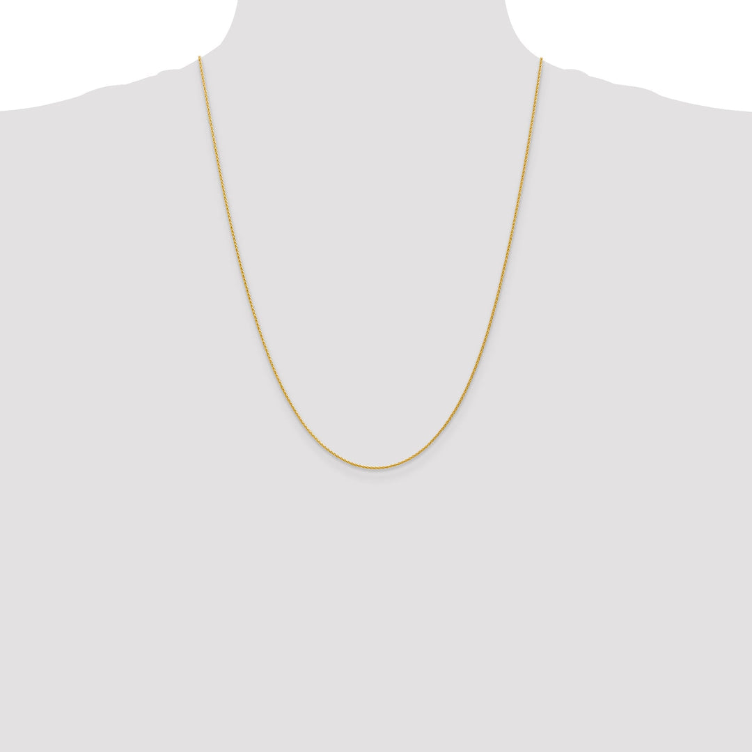 14k Yellow Gold 1.20mm Parisian Wheat Chain