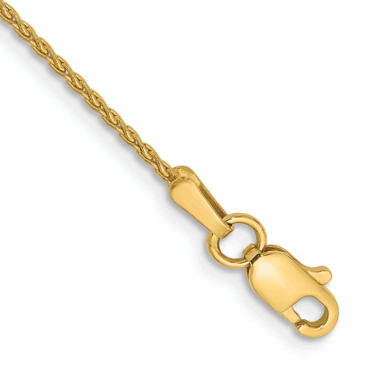 14k Yellow Gold 1.20mm Parisian Wheat Chain