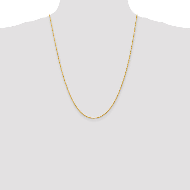 14k Yellow Gold 1.50mm Parisian Wheat Chain