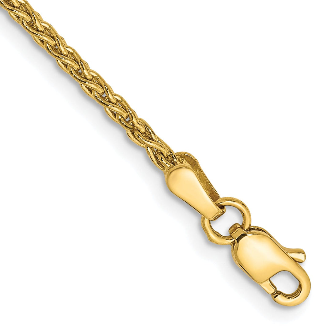 14k Yellow Gold 1.90mm Parisian Wheat Chain