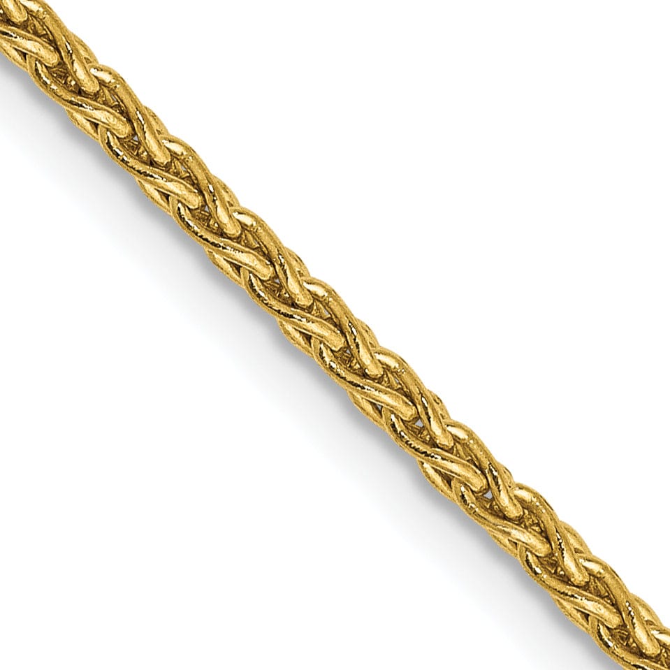 14k Yellow Gold 1.90mm Parisian Wheat Chain