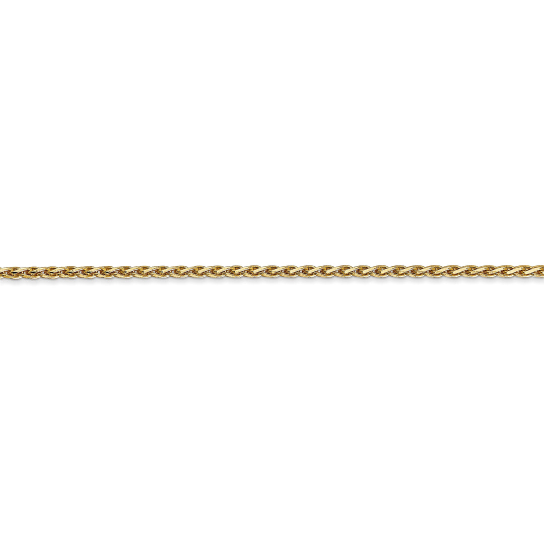 14k Yellow Gold 1.90mm Solid D.C Wheat Chain