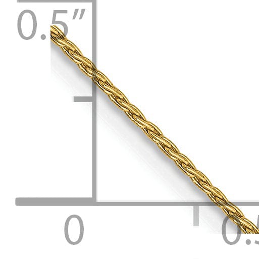 14k Yellow Gold .70mm Baby Parisian Wheat Chain