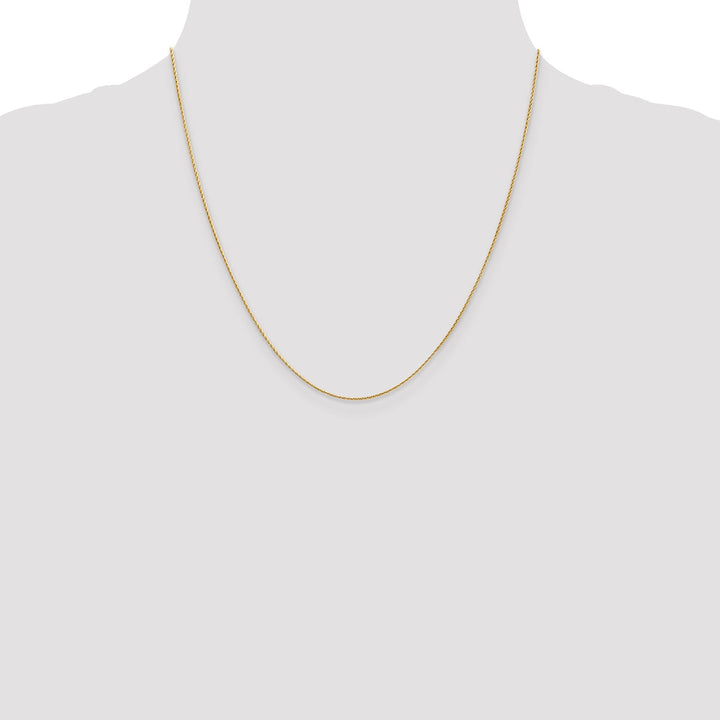 14k Yellow Gold .70mm Baby Parisian Wheat Chain