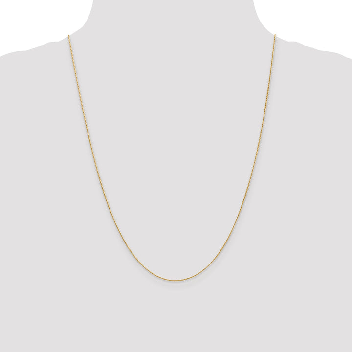 14k Yellow Gold .70mm Baby Parisian Wheat Chain