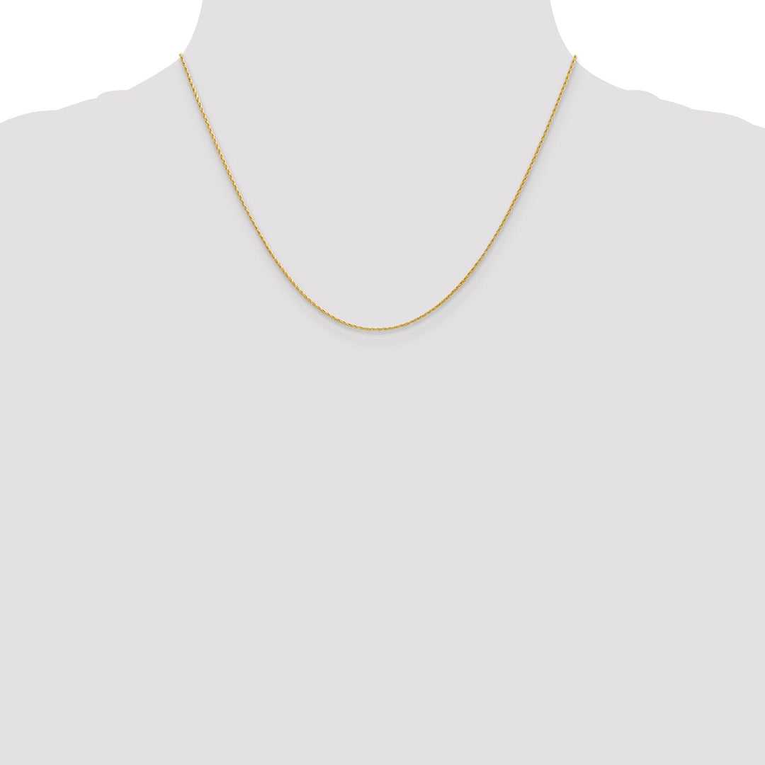 14k Yellow Gold 1.00m Baby Parisian Wheat Chain