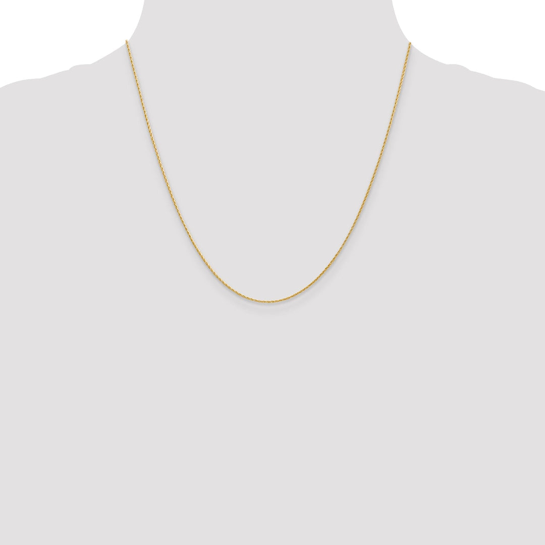 14k Yellow Gold 1.00m Baby Parisian Wheat Chain