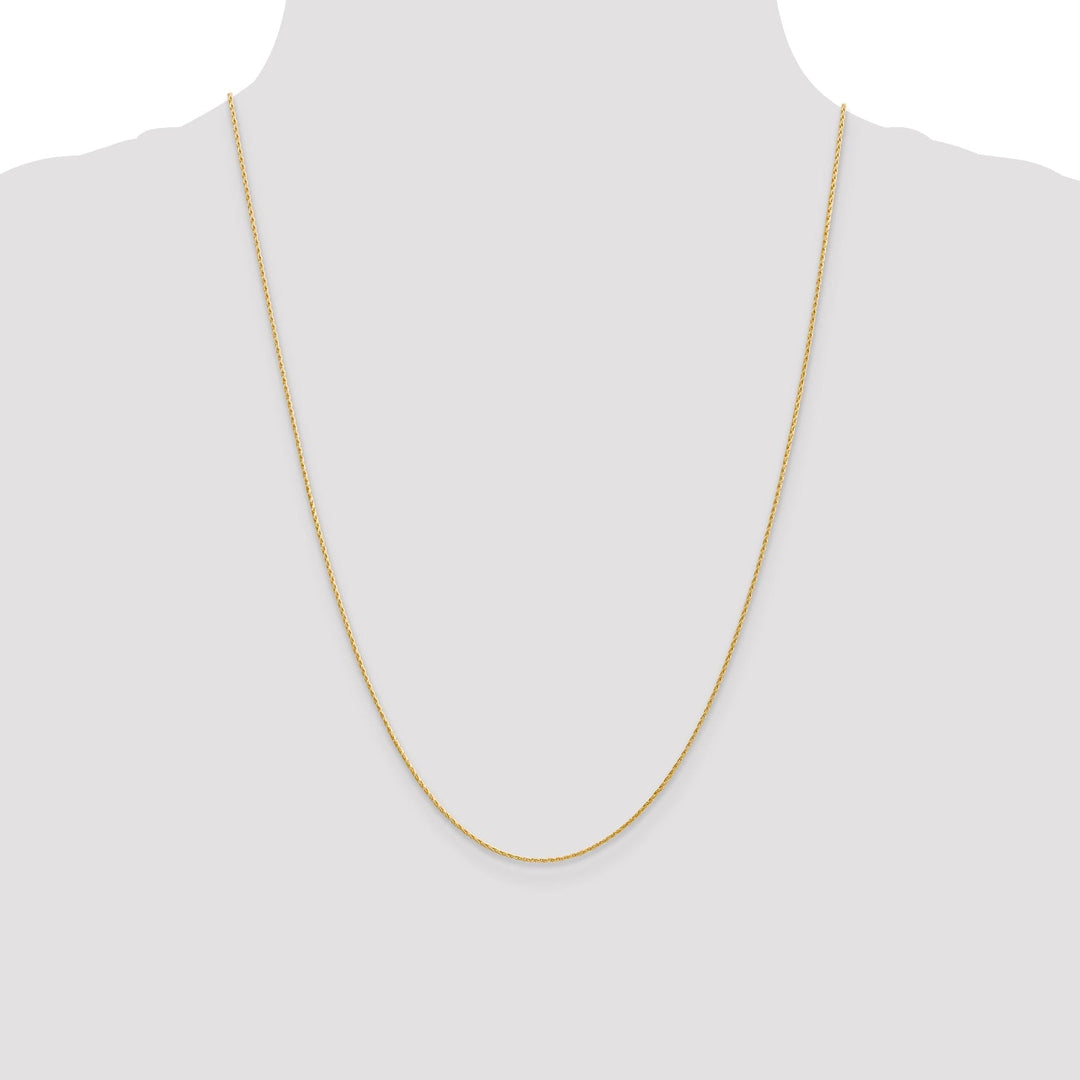 14k Yellow Gold 1.00m Baby Parisian Wheat Chain