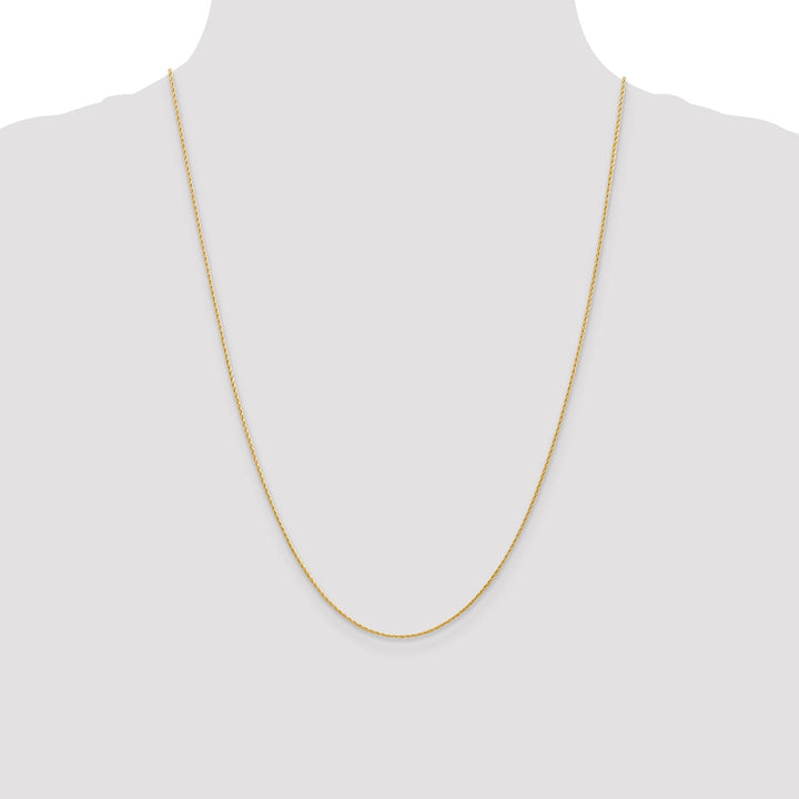 14k Yellow Gold 1.00m Baby Parisian Wheat Chain