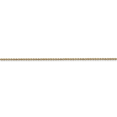 14k Yellow Gold 1.00mm Solid Polish Cable Chain at $ 148.67 only from Jewelryshopping.com