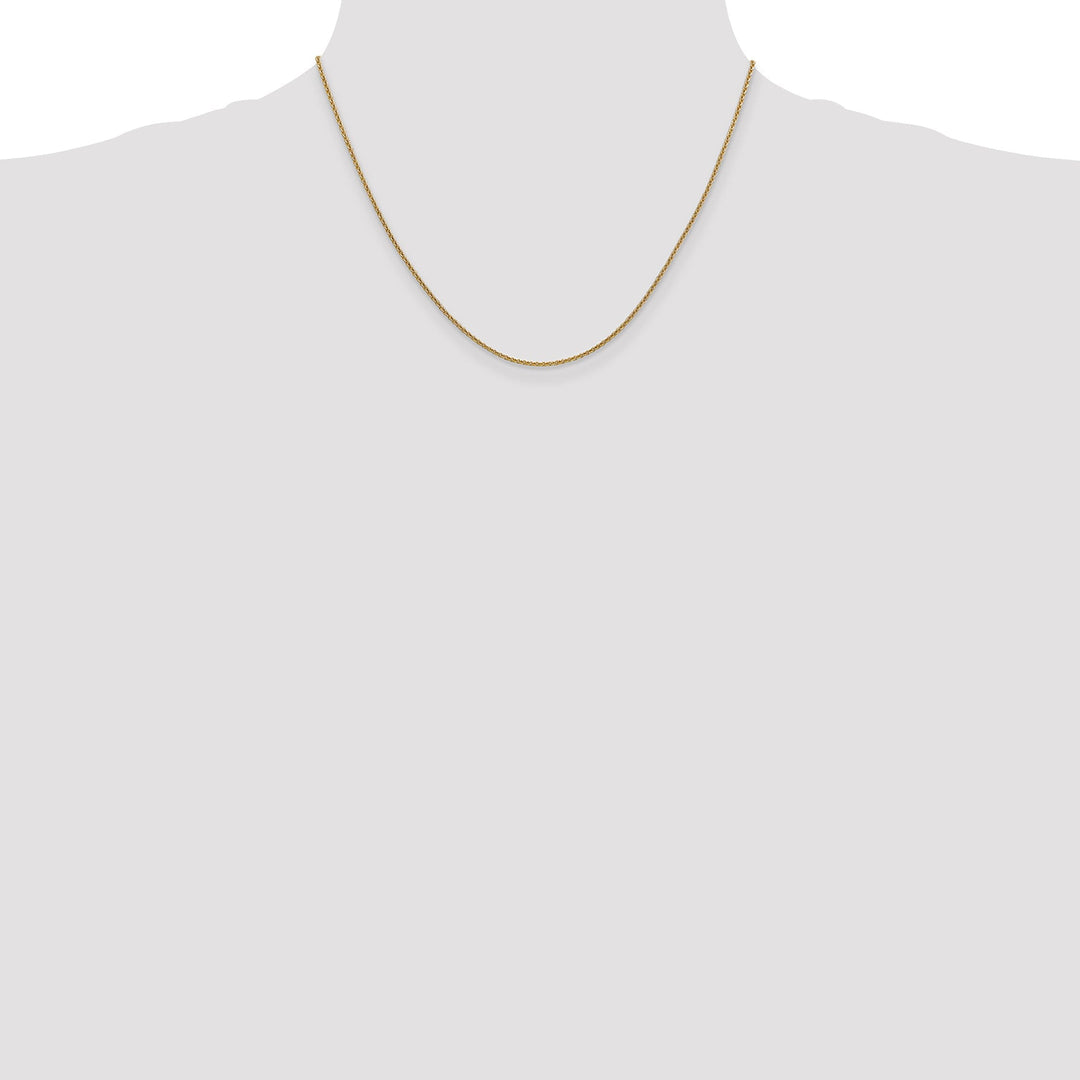 14k Yellow Gold 1.50mm Solid Polish Cable Chain