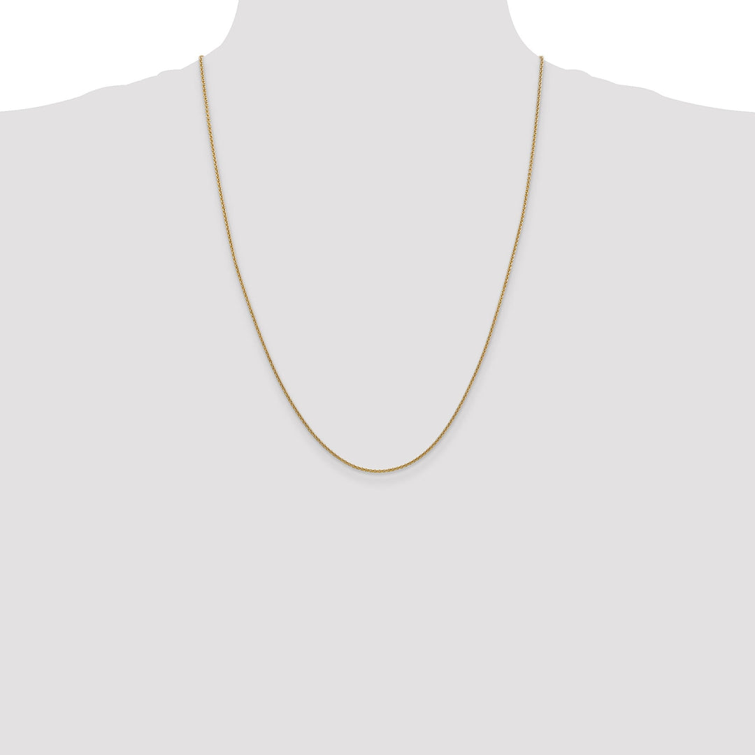 14k Yellow Gold 1.50mm Solid Polish Cable Chain