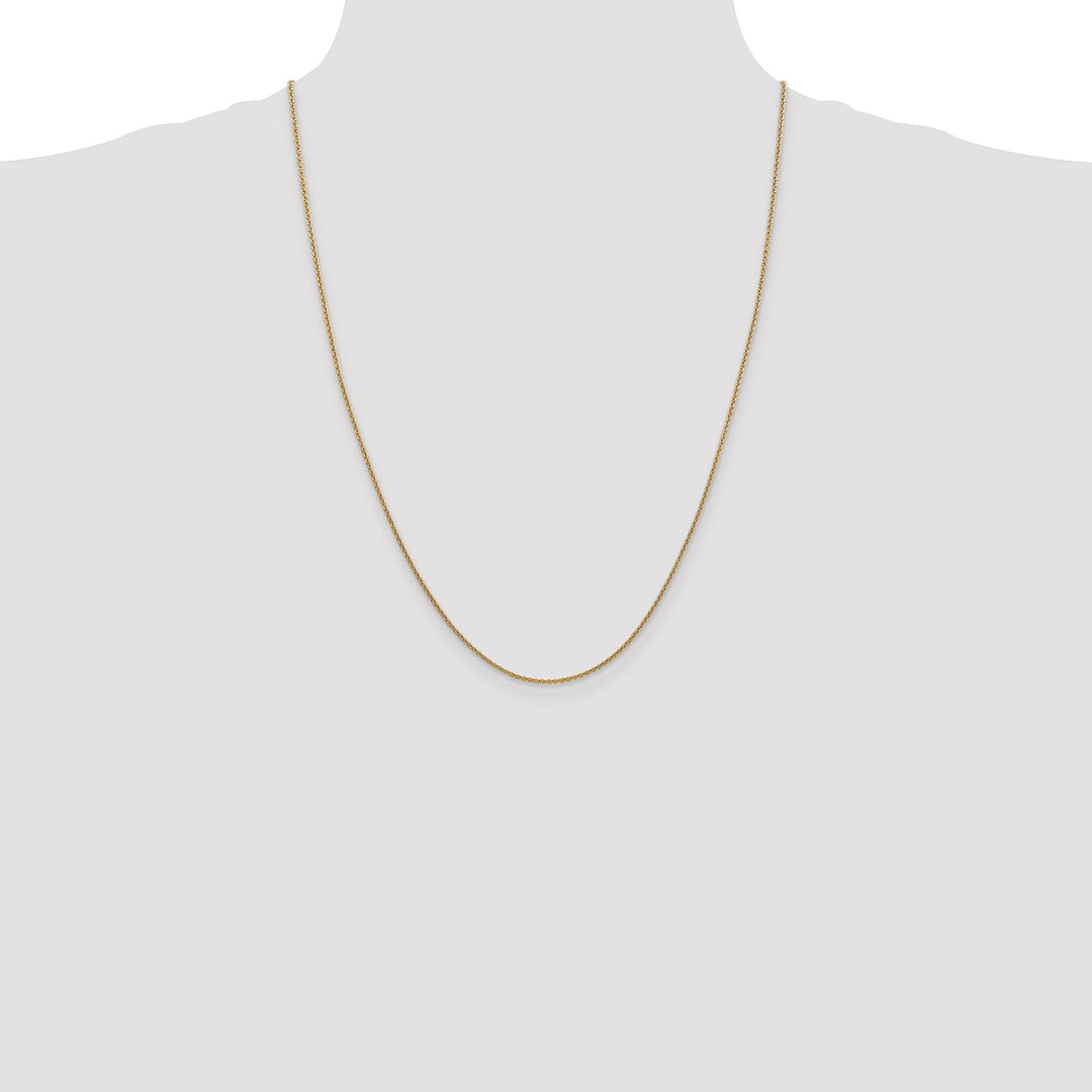 14k Yellow Gold 1.50mm Solid Polish Cable Chain