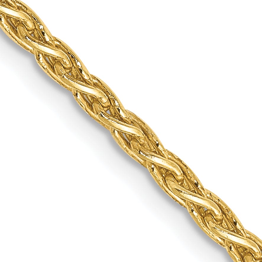 14k Yellow Gold 2.25mm Parisian Wheat Chain