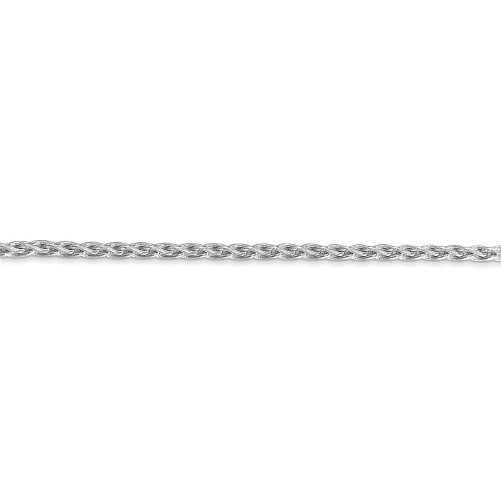 14k White Gold 2.25-mm Parisian Wheat Chain