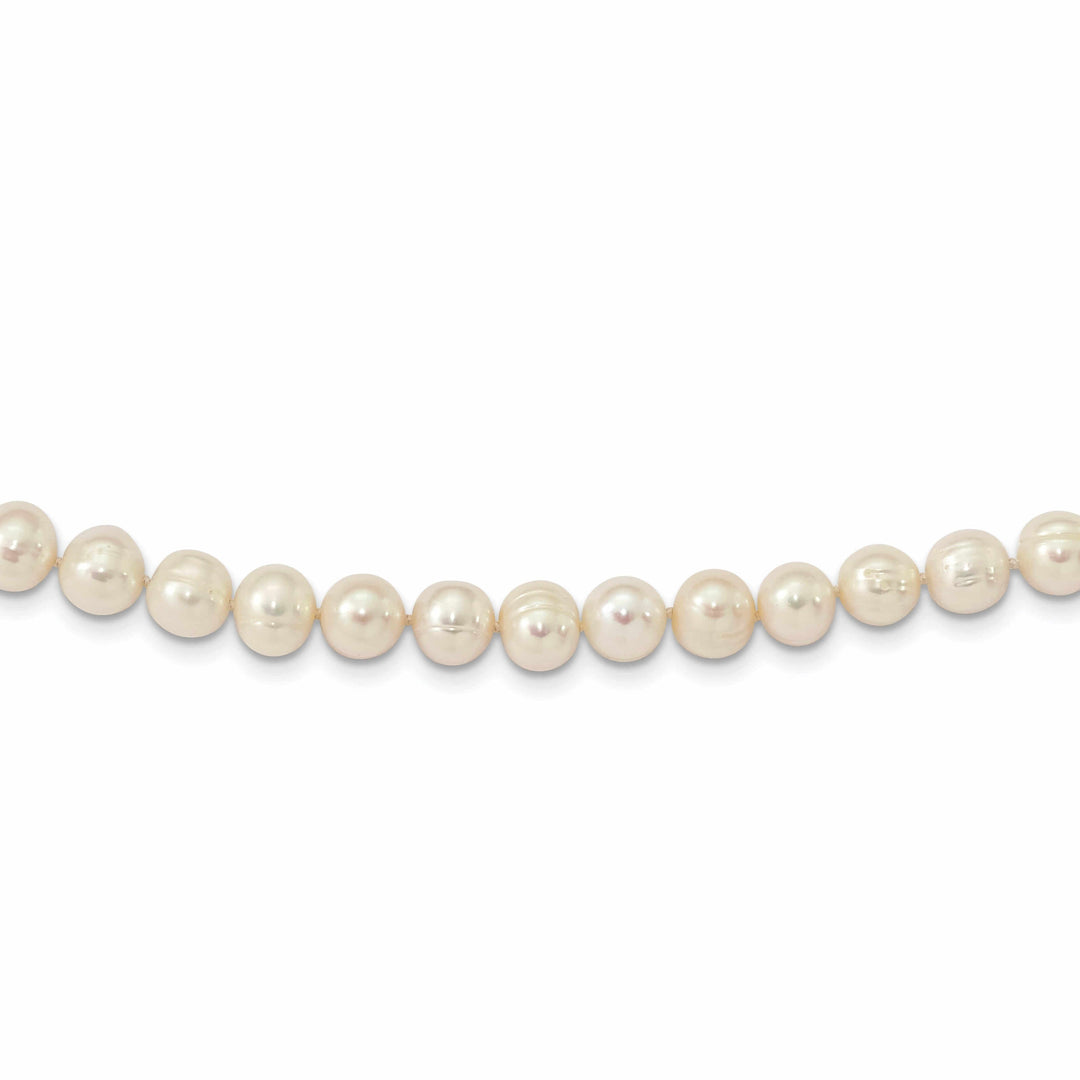 14k Gold 7.5-9MM Cultured Pearl Necklace