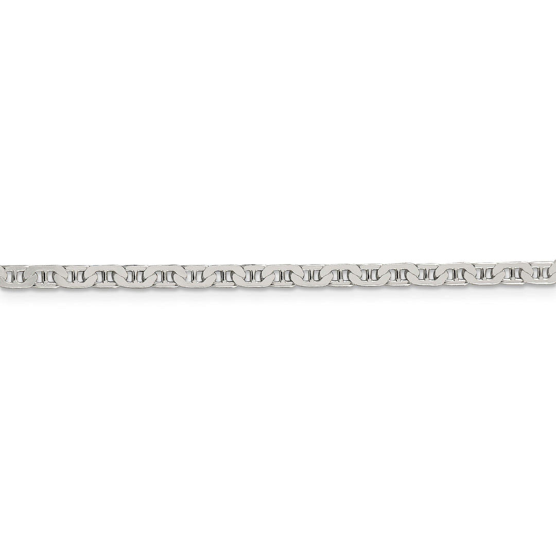 Silver Polished 3.00-mm Flat Anchor Chain