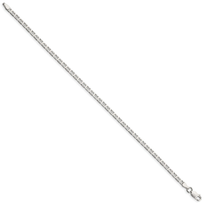 Silver Polished 3.00-mm Flat Anchor Chain