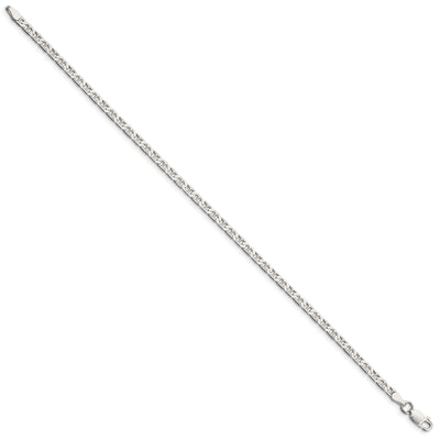 Silver Polished 3.00-mm Flat Anchor Chain at $ 18.71 only from Jewelryshopping.com