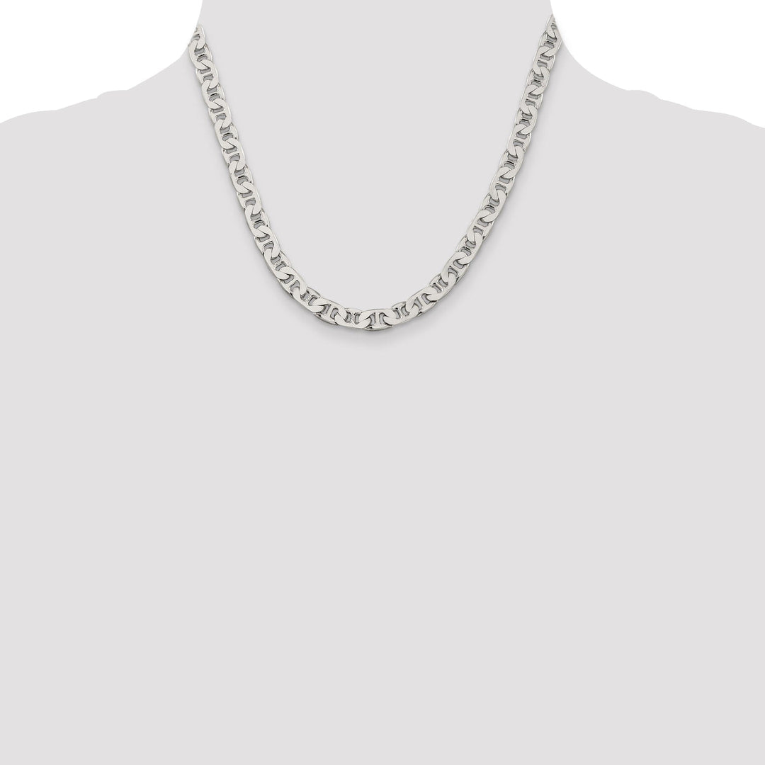 Silver Polished 6.50-mm Anchor Chain