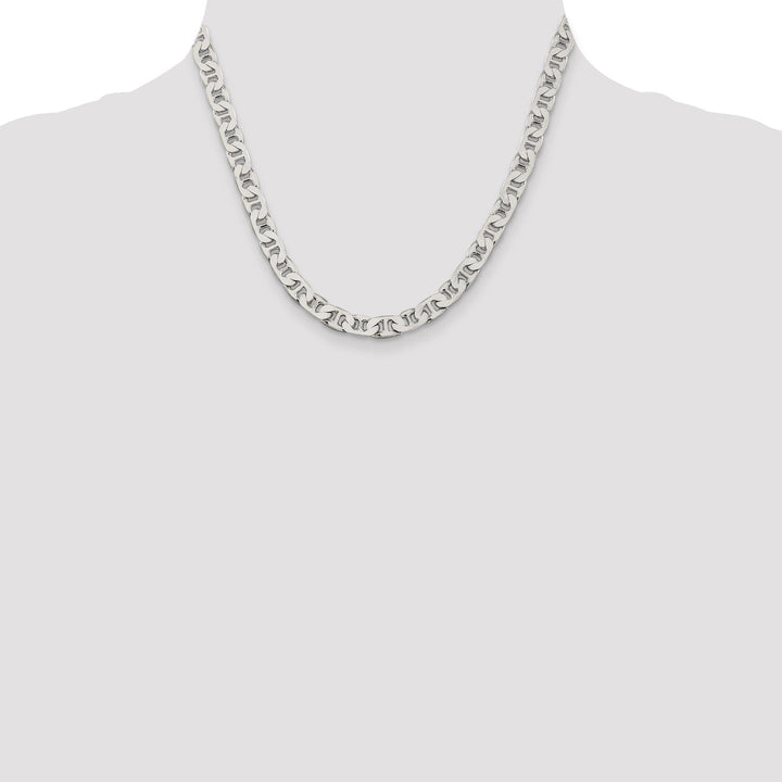 Silver Polished 6.50-mm Anchor Chain