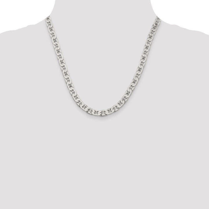 Silver Polished 6.50-mm Anchor Chain
