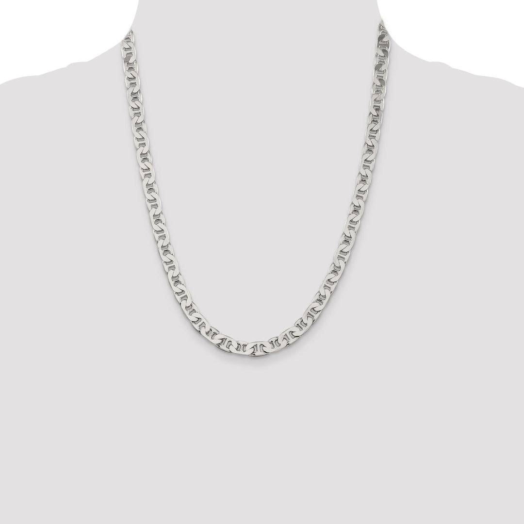 Silver Polished 6.50-mm Anchor Chain