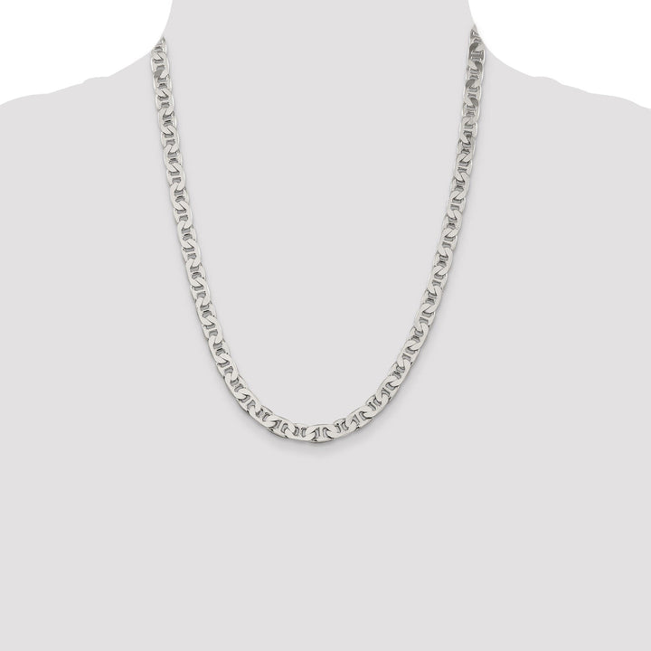 Silver Polished 6.50-mm Anchor Chain