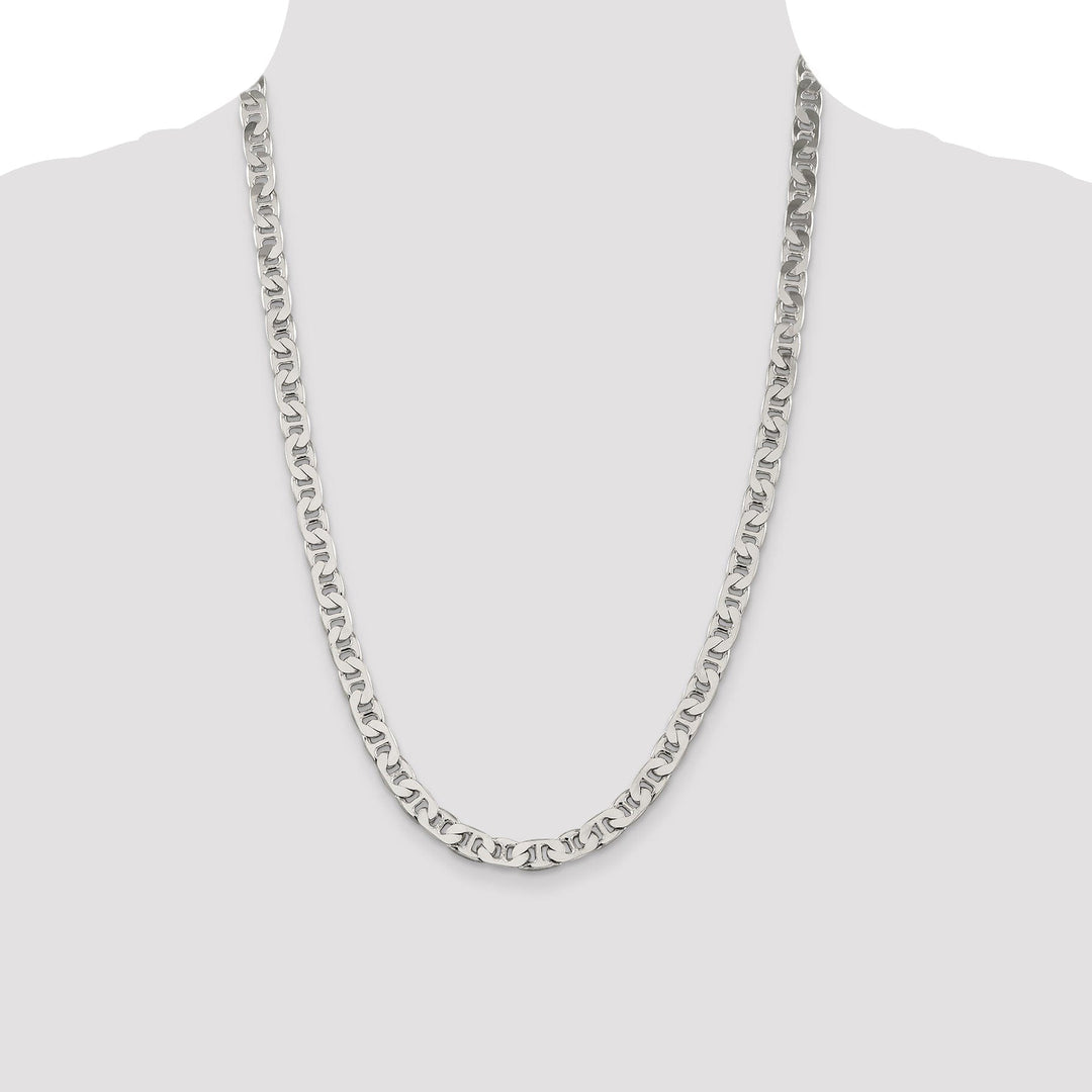 Silver Polished 6.50-mm Anchor Chain