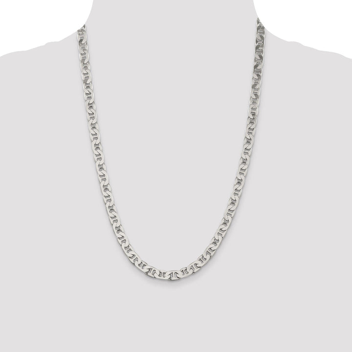 Silver Polished 6.50-mm Anchor Chain