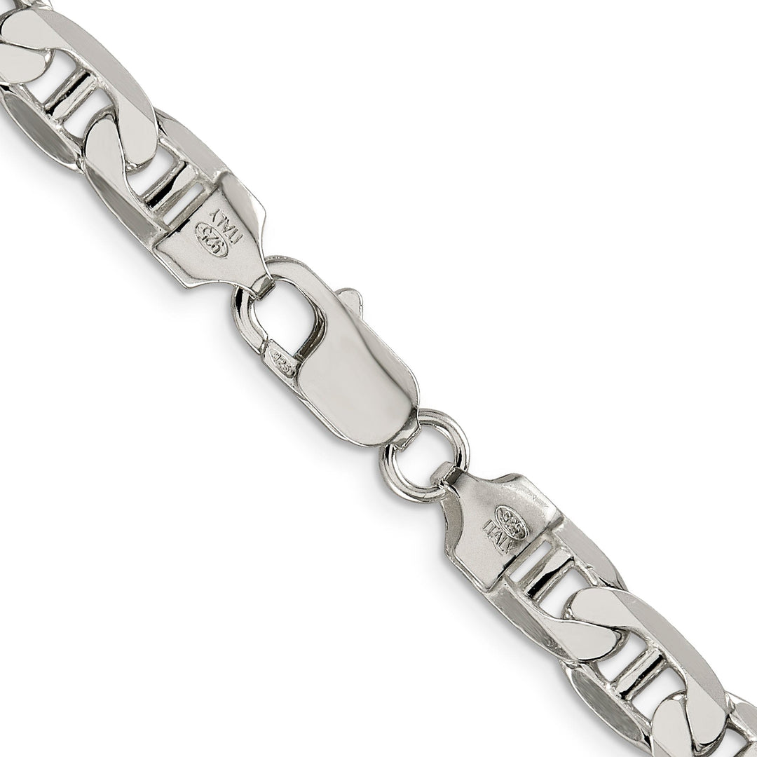 Silver Polished 7.00-mm Anchor Chain