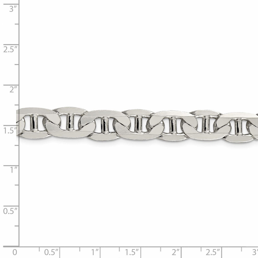 Silver Polished 9.50-mm Anchor Chain