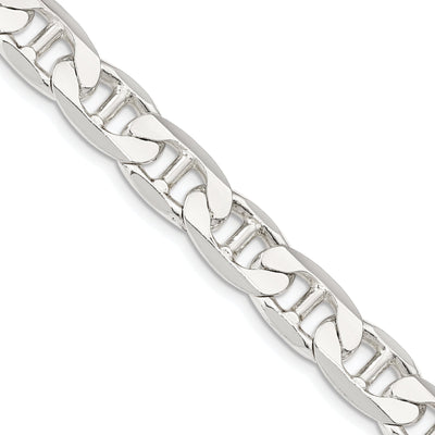Silver Polished 9.50-mm Anchor Chain at $ 172.85 only from Jewelryshopping.com